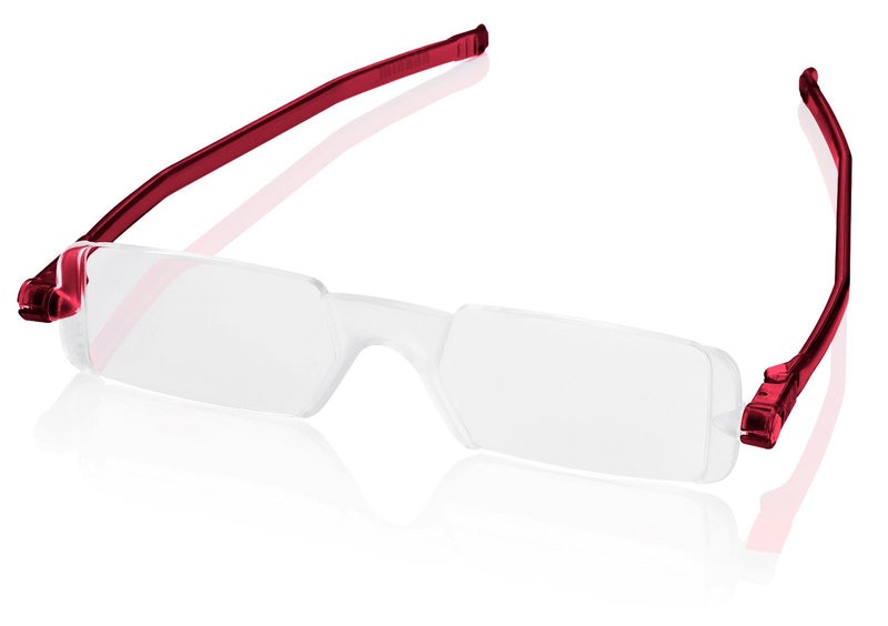 Nannini Compact One Optics 2.0 Temples Reading Glass (Red) - Image 3
